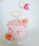 baby shower girl juliette cake design