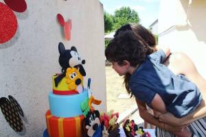 birthday mickey juliette cake design