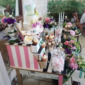 cup cake candy bar alice in wonderland juliette cake design