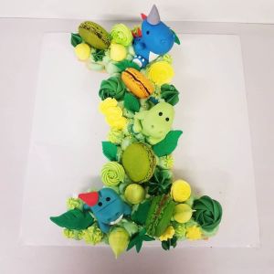number cake dinosaure juliettecakedesign